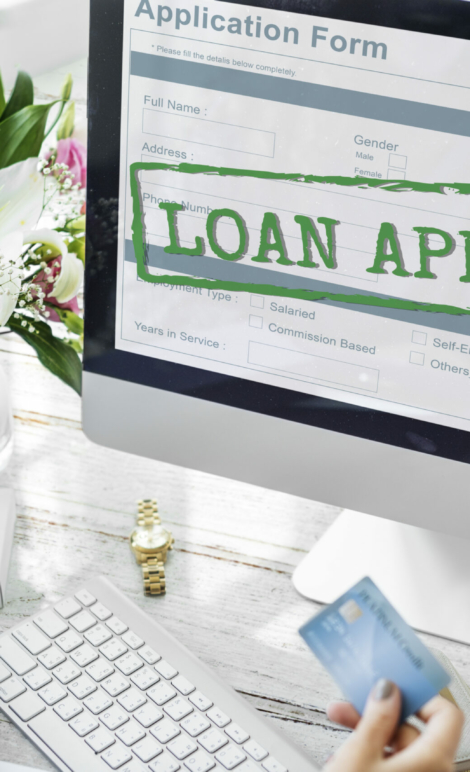 Loan Approved Application Form Concept